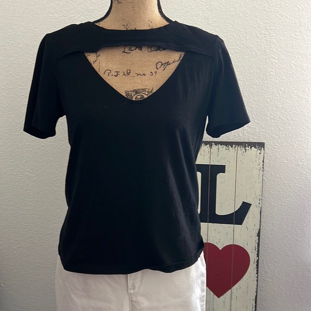 Black Boston Proper t-shirt with cut-out